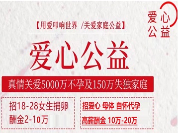 蒙城捐卵助孕生子 爱心志愿者招募